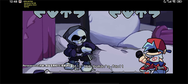 FNF尘埃传说V3截图2