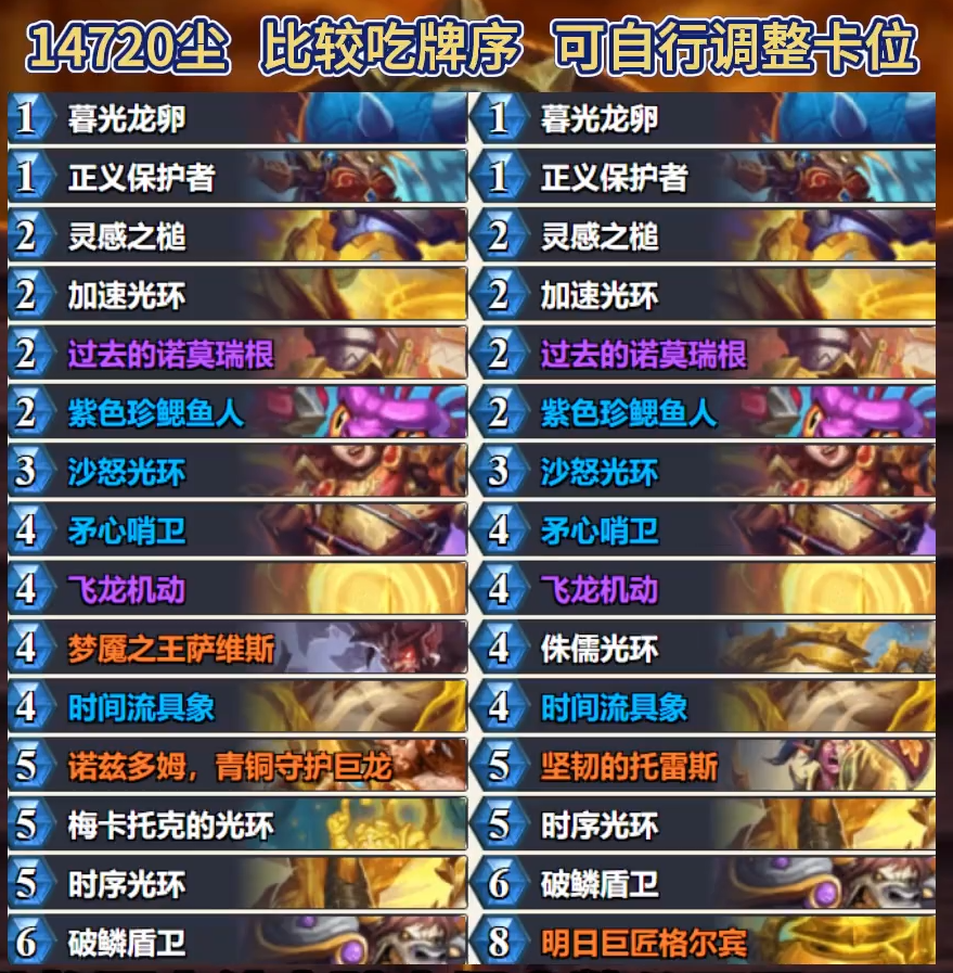 炉石结束骑卡组4月2026详情