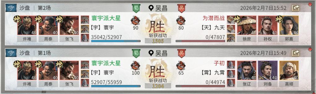 《三国：天下归心》背水断桥队成员推荐