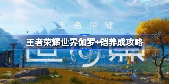 王者荣耀世界伽罗+铠配队养成一览