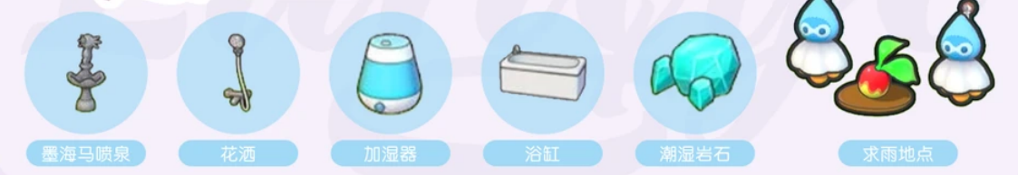 宝可梦pokopia环境湿润的宝可梦都有哪些