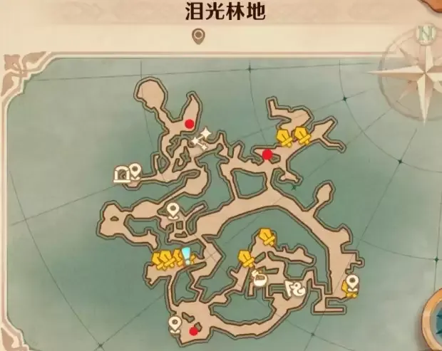 森之国度-秘宝铃全地图坐标位置指南