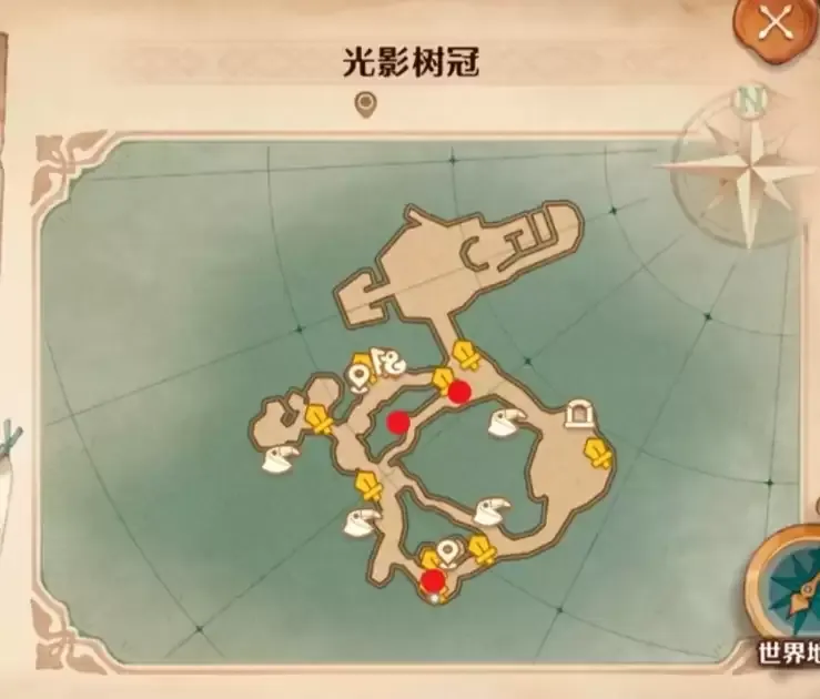 森之国度-秘宝铃全地图坐标位置指南