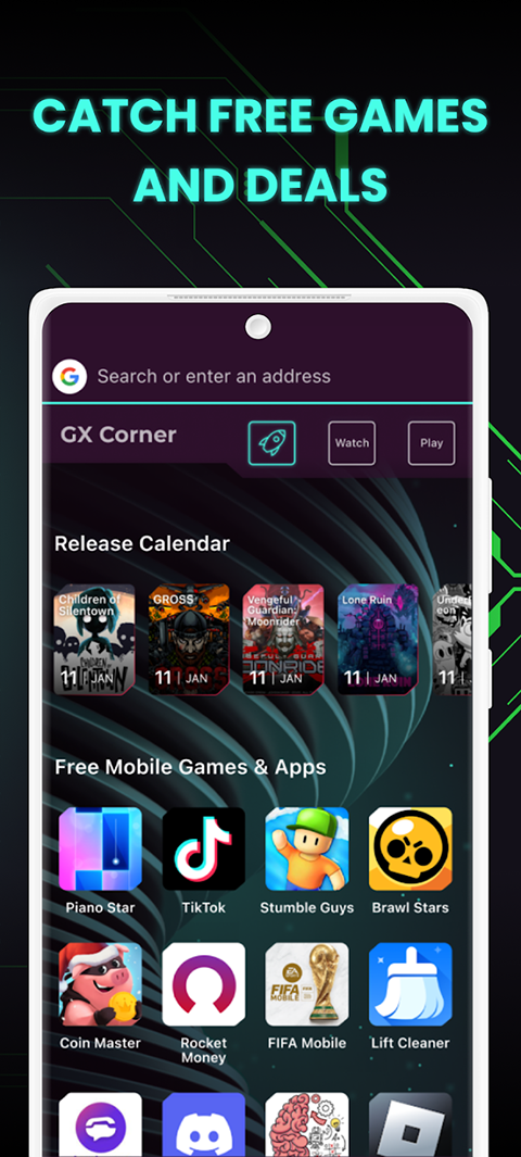 Opera GX浏览器手机版截图0