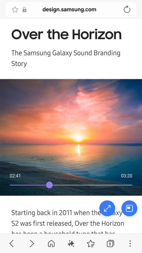 三星浏览器beta版截图0