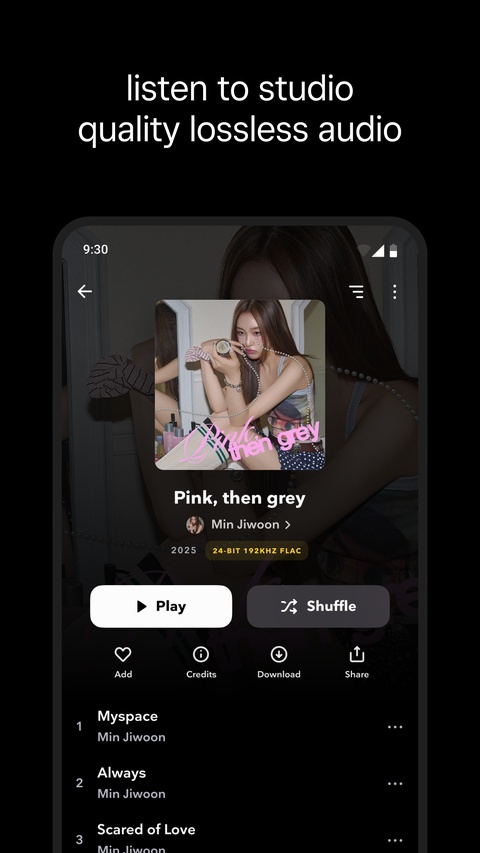 TIDAL音乐app截图3