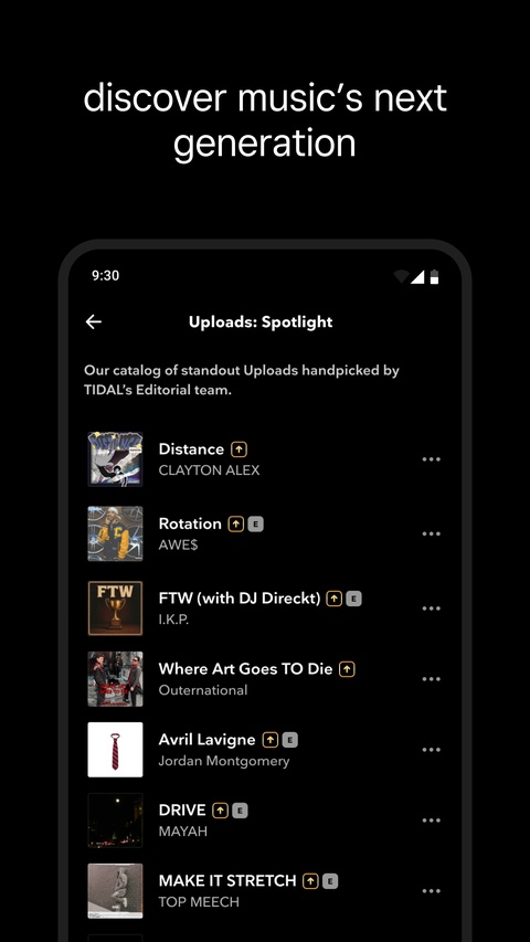 TIDAL音乐app截图1