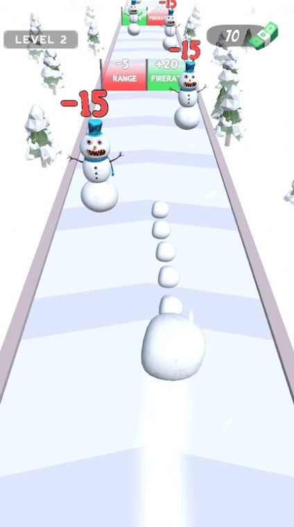 收集雪球跑游戏截图1
