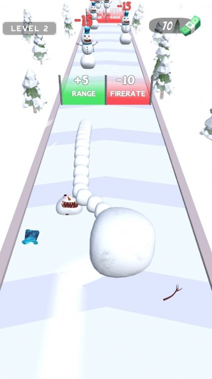 收集雪球跑游戏截图0